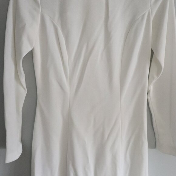 BNWOT Vintage Women's XS White Union‎ 70's Winter Wedding w Hood Maxi Dress Gown - Picture 11 of 16